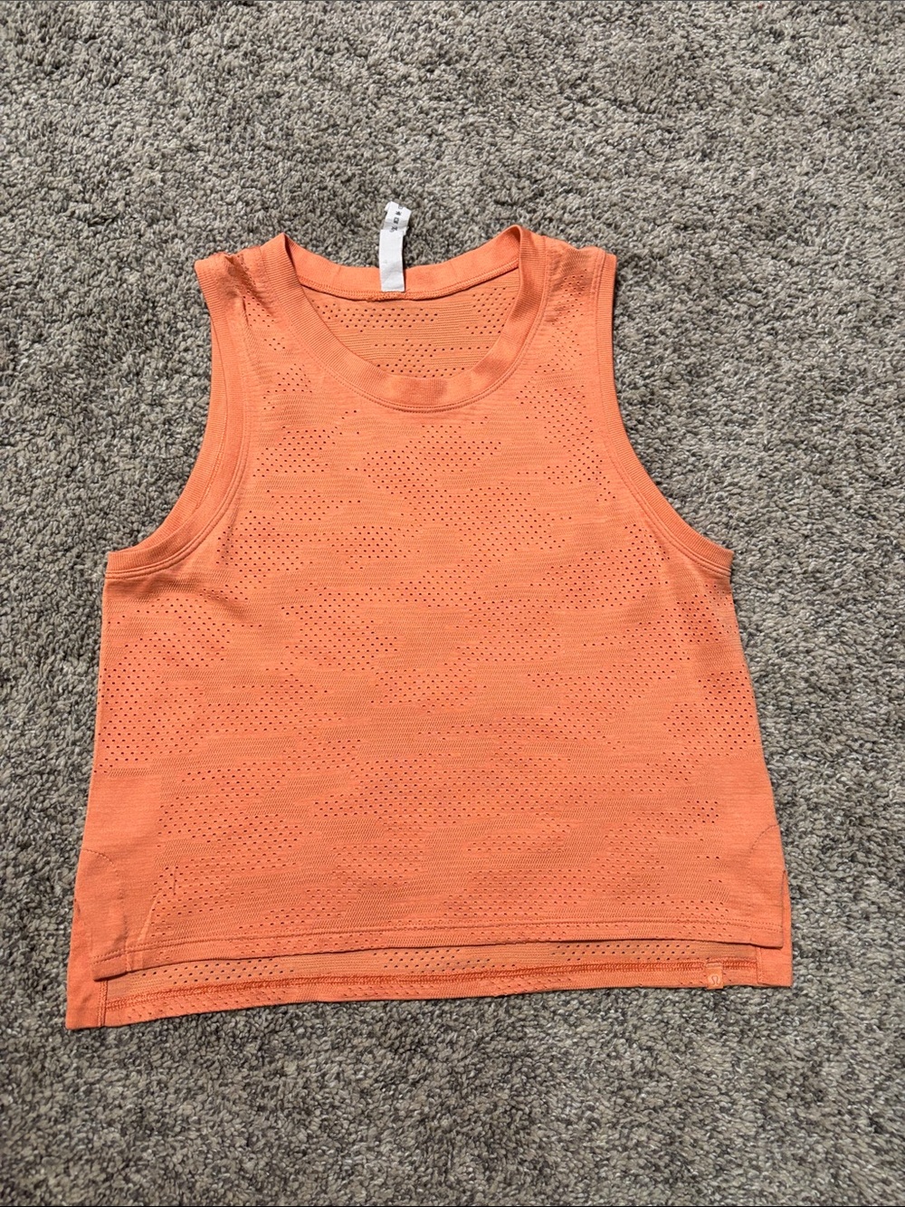 Lululemon Train to Be Tank Dot Camo Golden Apricot size 4
